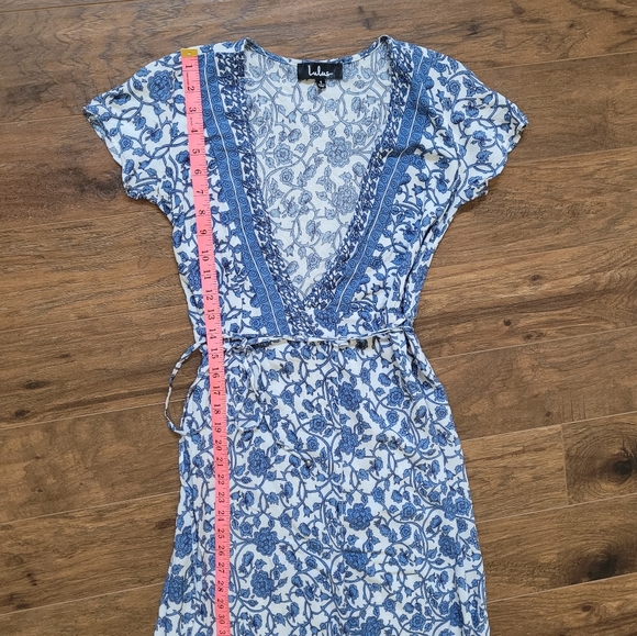 Lulus Wrap Dress - Picture 6 of 9